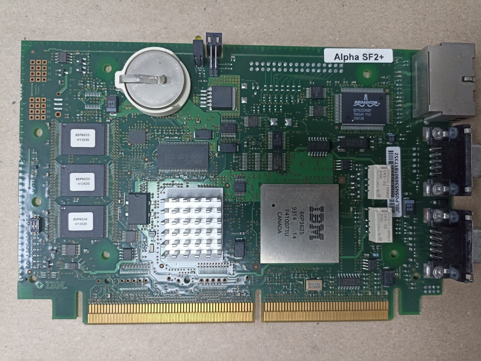 IBM 80P6787 Service Processor Card CCIN 293A for pSeries z7