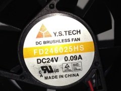 Y.S.TECH 6025 FD246025HS-N 24V 0.09A 60x25 Cooling Fan