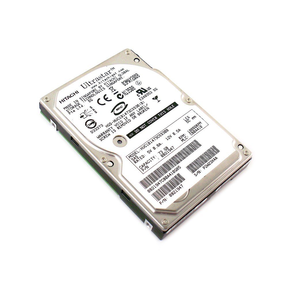 HITACHI SAS 73GB HUC101473CSS300 DG072BAAJA 2.5'' 10000RPM SCSI HDD