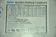 MATRIX MB200-VA POWER SUPPLY