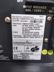 Siemens Chloride LINEAR PLUS / E100 SERIES 10KVA Ups AKÜSÜZ