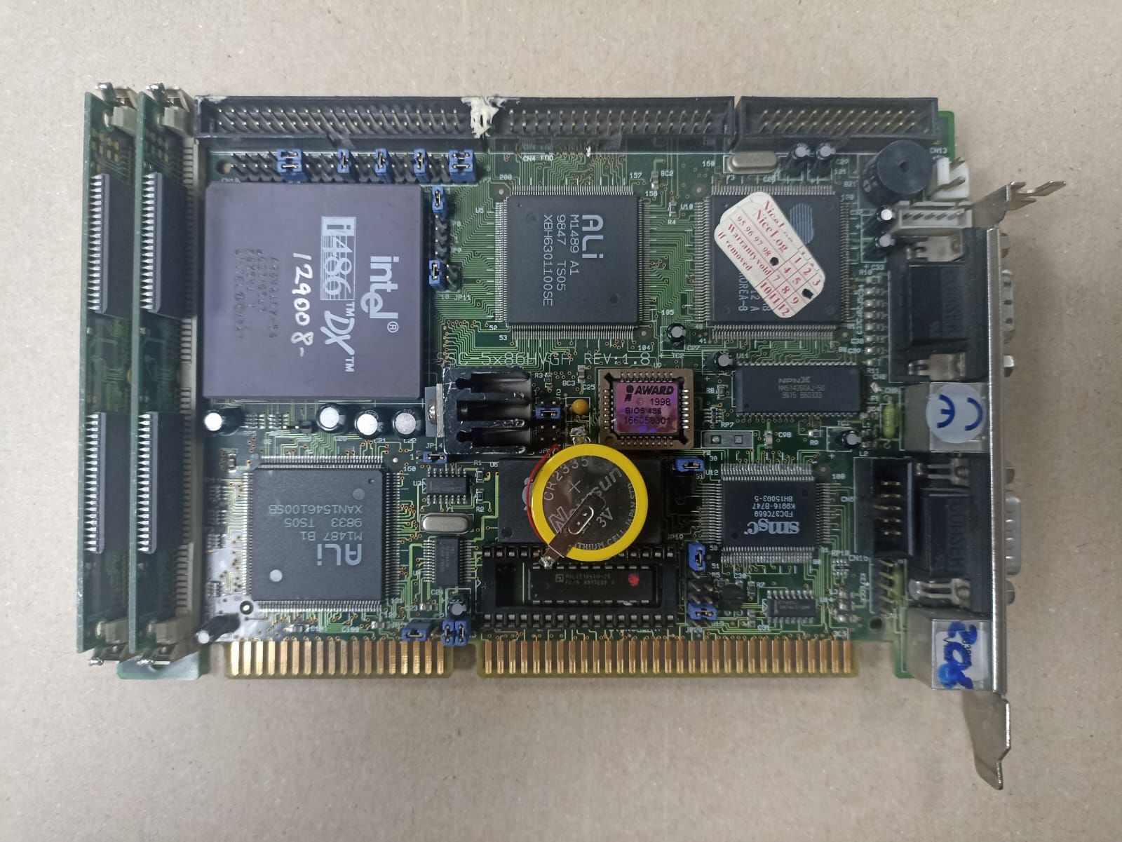 TEKNOR SSC-5X86HVGA EDORAM ANAKART