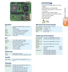Arbor EmCore ETX 800MHz CPU Module EmETX-t603 1006030008100