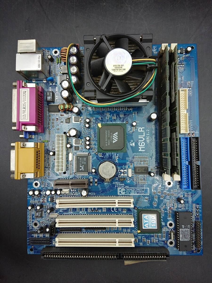 Biostar M6VLR ver 1.2 Soket 370  1 isalı Endüstriyel Anakart