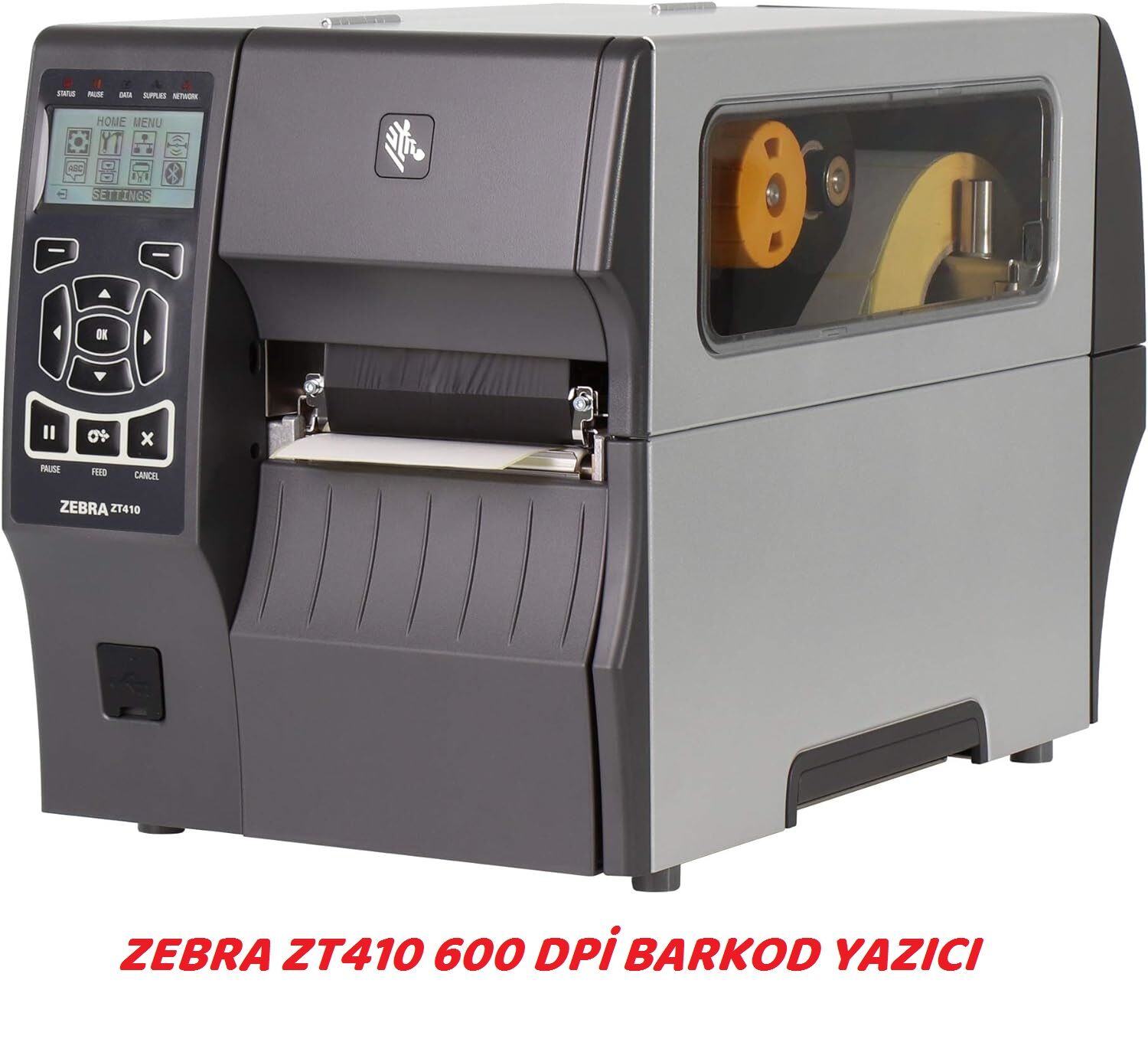 Zebra ZT410 600 dpi Endüstriyel Barkod / Etiket Yazıcı