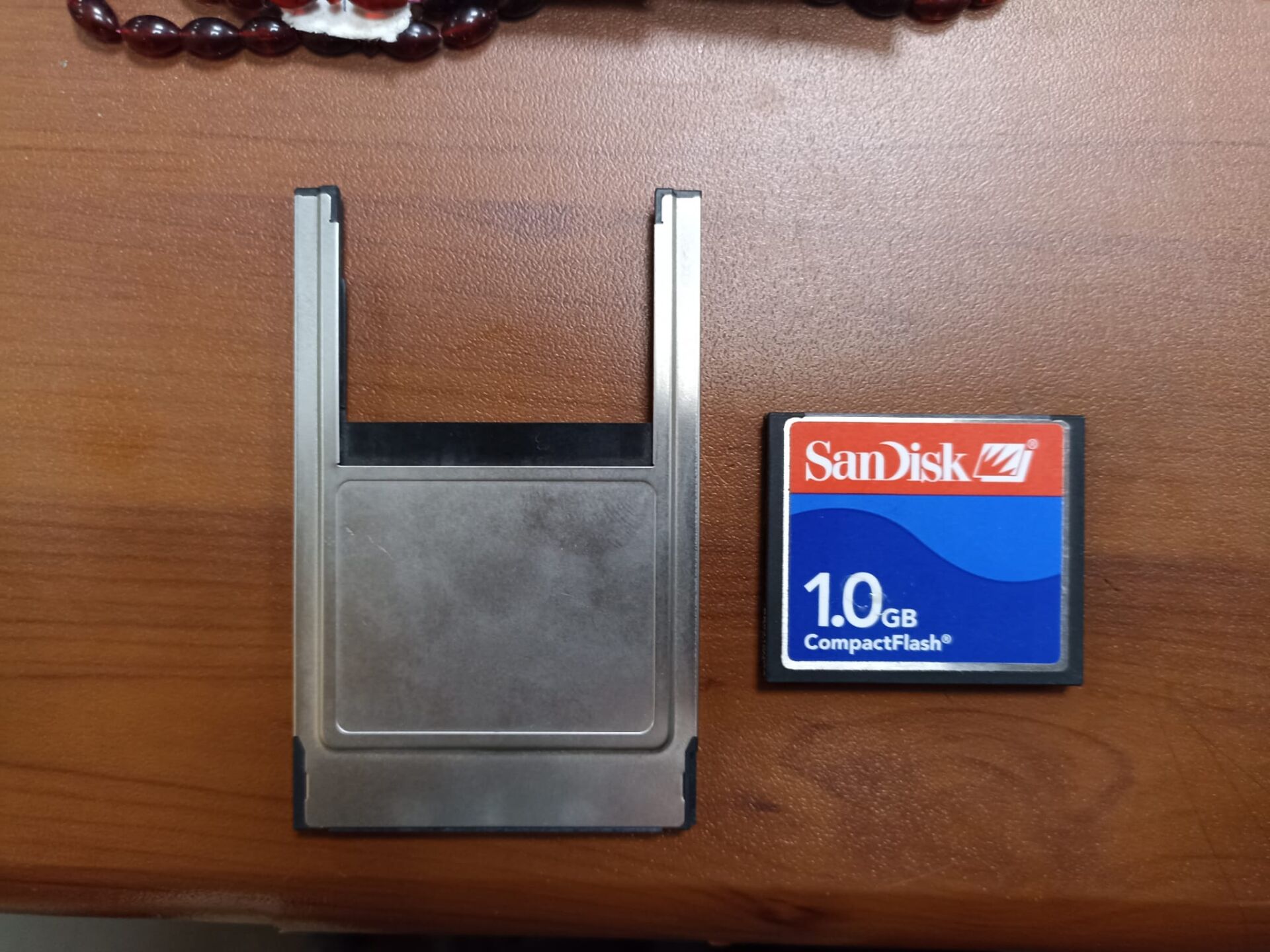 PCMCIA-CF Compact Flash Adaptör + 1 GB Compact Flash Kart