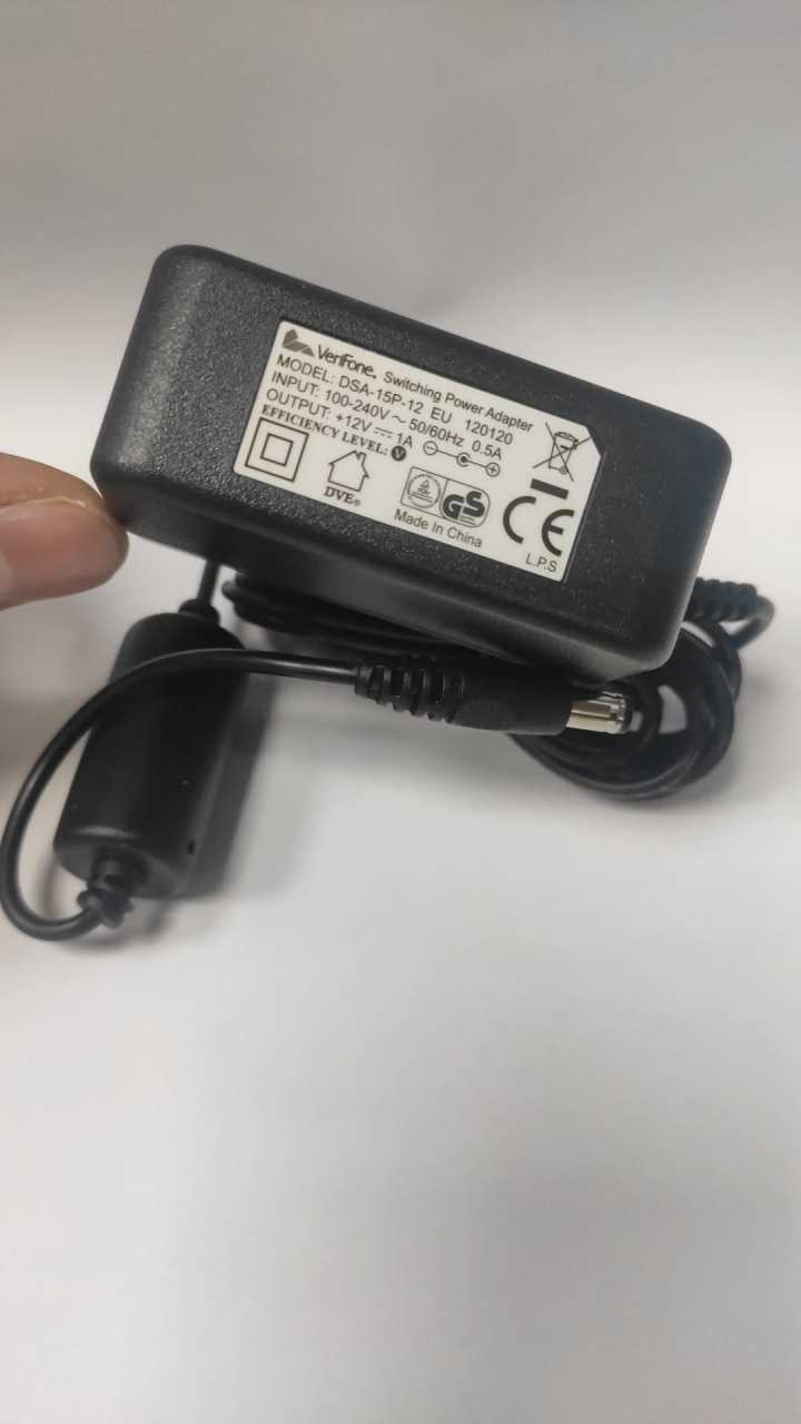 Verifone Dve DSA-15P-12 EU 12v 1A Adaptör