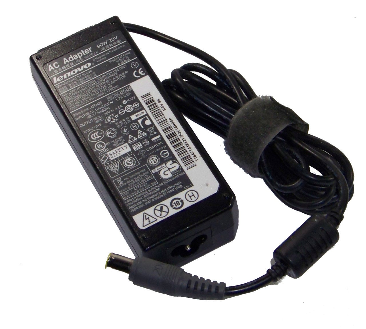 Orjinal IBM Lenovo 42T4424 - 90W 20V 4.5A 5.5mm Tip AC Adapter For Lenovo Thinkpad
