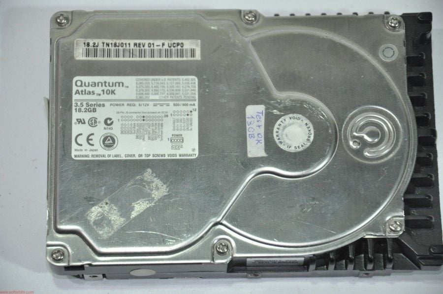 QUANTUM 80 PIN 18GB TN18J011 3.5'' 10000RPM SCSI HDD