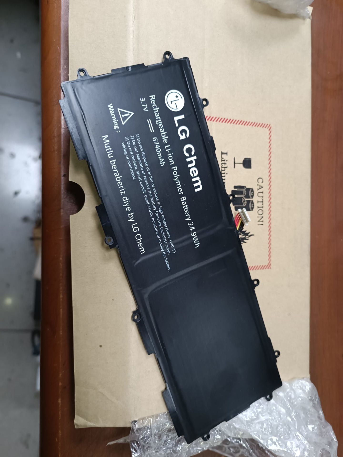Orijinal LG BL-T4 6900mah  tablet bataryası Lityum Pil