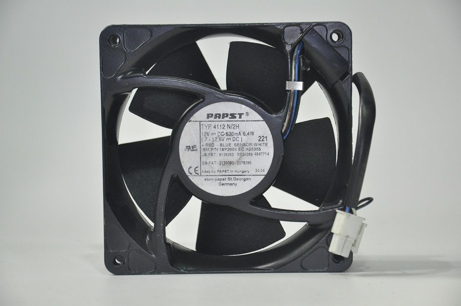 PAPST 4112 N/2H 120X38 12 VDC 530mA 6.4W FAN