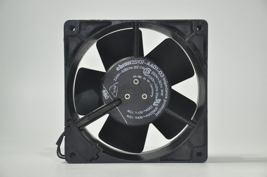 EBM W2S107-AA01-03 120X38 220 VAC 24W FAN