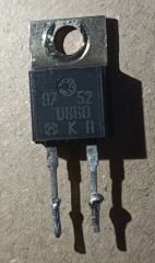 MUR860 - U860 - MUR1520 - 600V. 8A. 25NS/50NS DİYOT