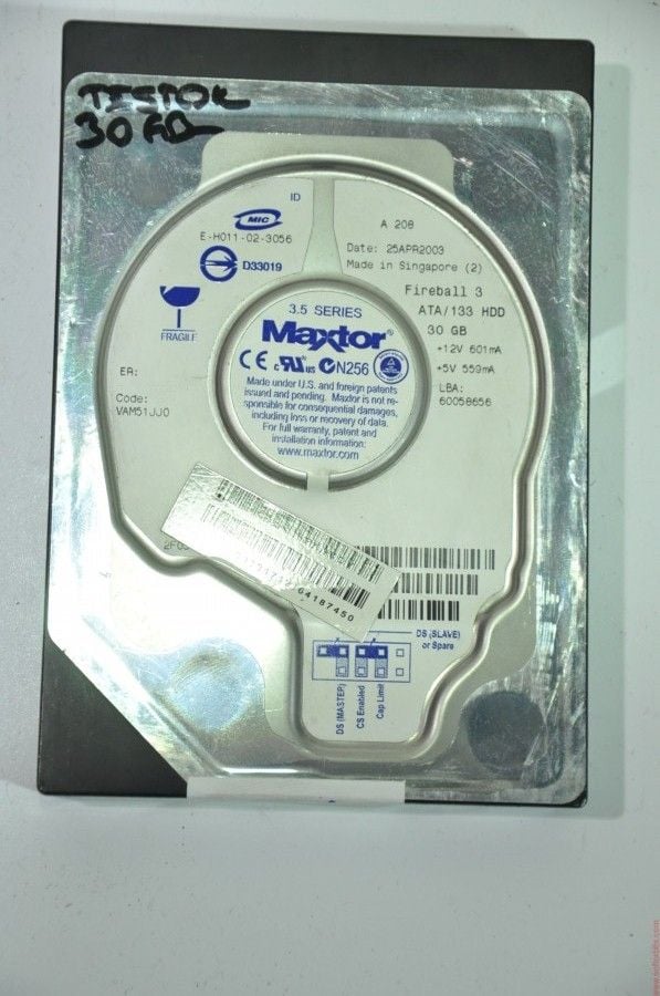 MAXTOR IDE 30GB VAM51JJ0 3.5'' HDD