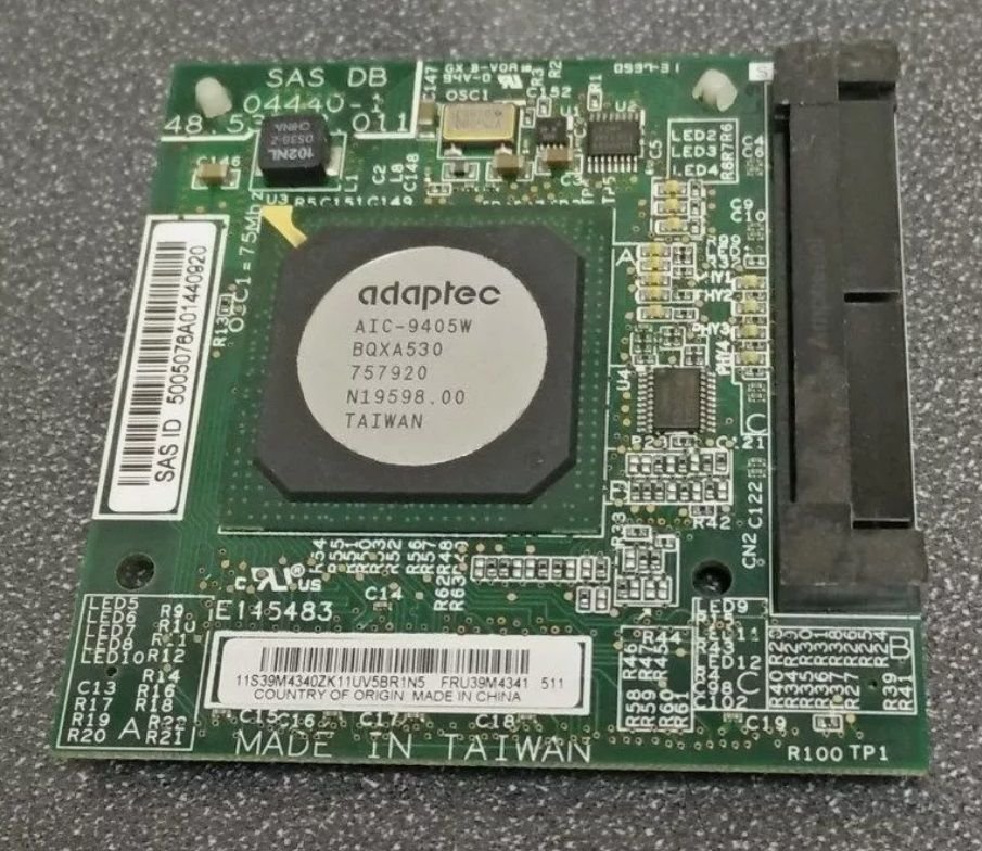 IBM 39M4341 SAS / SATA DAUGHTER Controller Card for x306M 206M xSERVERS