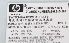 HP ProLiant DL160 G6 DL320 G6 500W Power Supply HSTNS-PF01 506077-001 506247-001